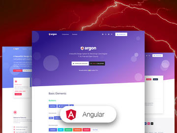 Argon Design System Angular Image