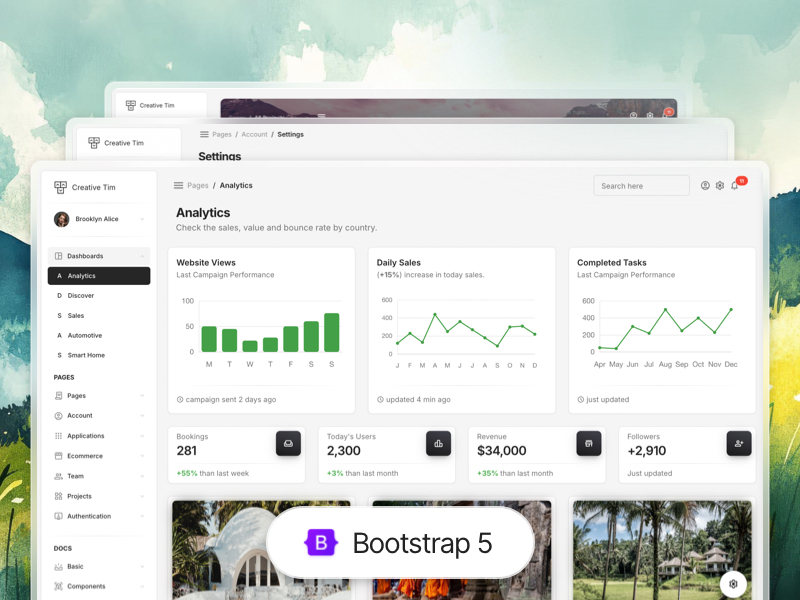 Material Dashboard 3 Pro Image